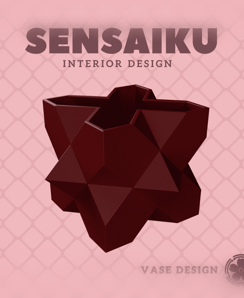 65. Cube 65 Custom Vase Design - Ikebana Home Decoration 3d model