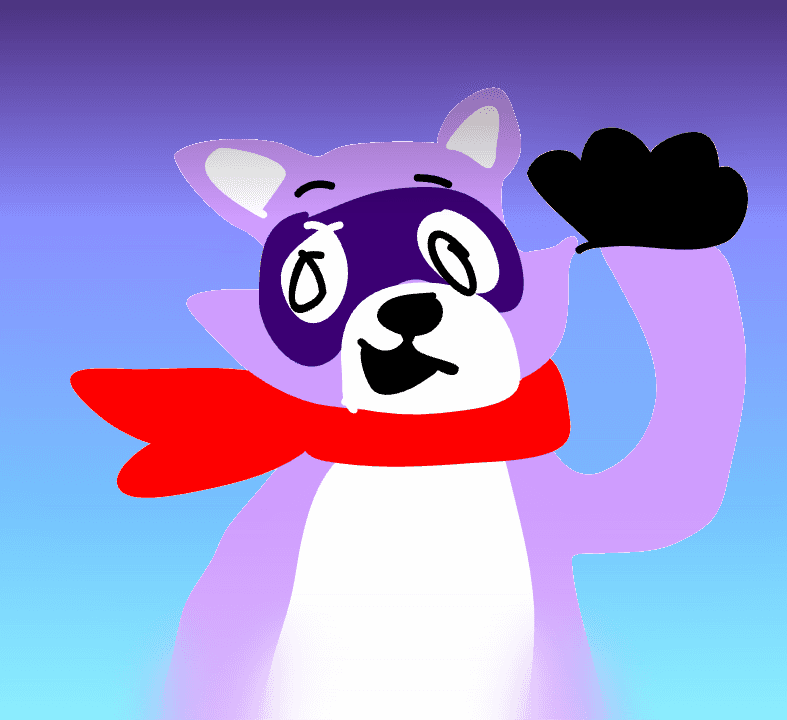 Rambley the Raccoon 3d model