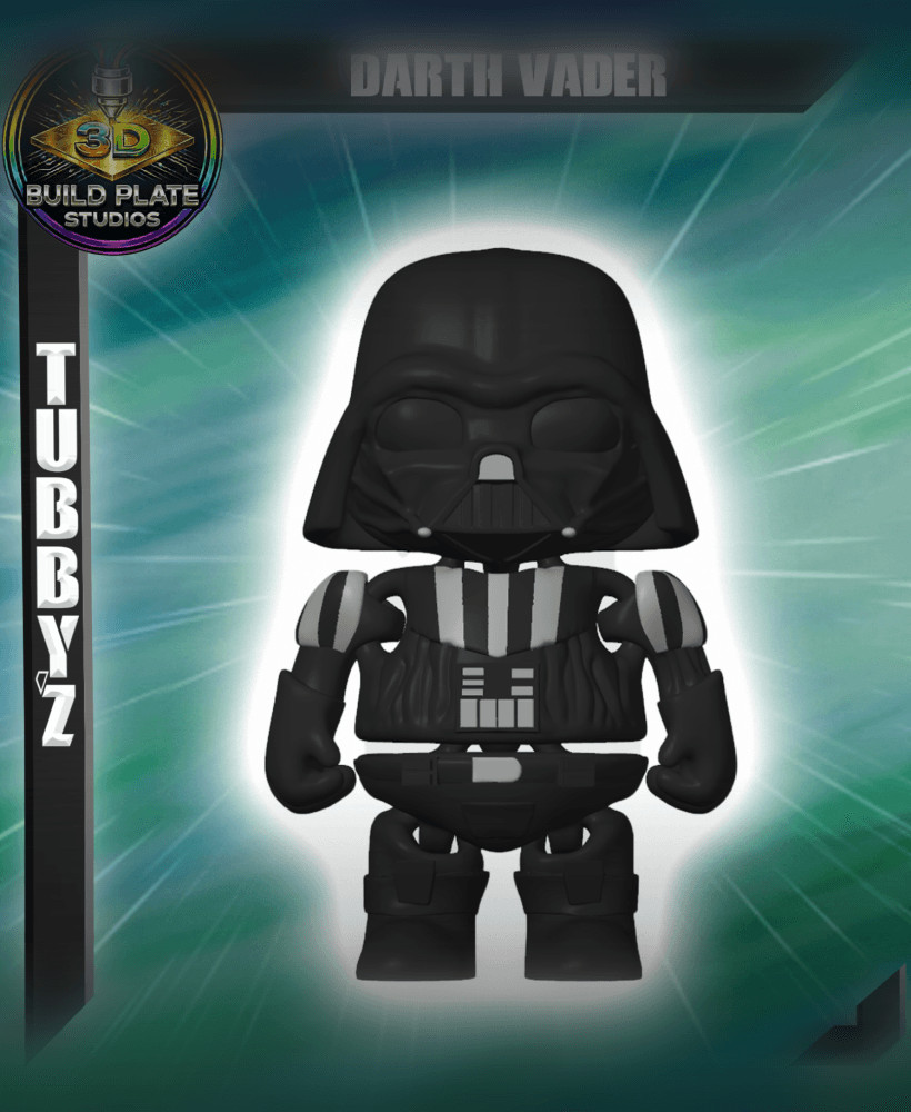 STAR WARS Darth Vader Multicolor Flexi Print-In-Place 3d model