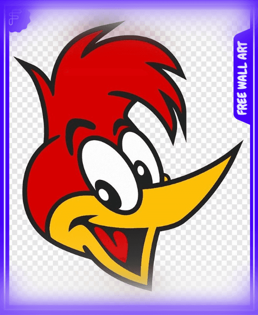 Woody Woodpecker - FREE wall art 3d model