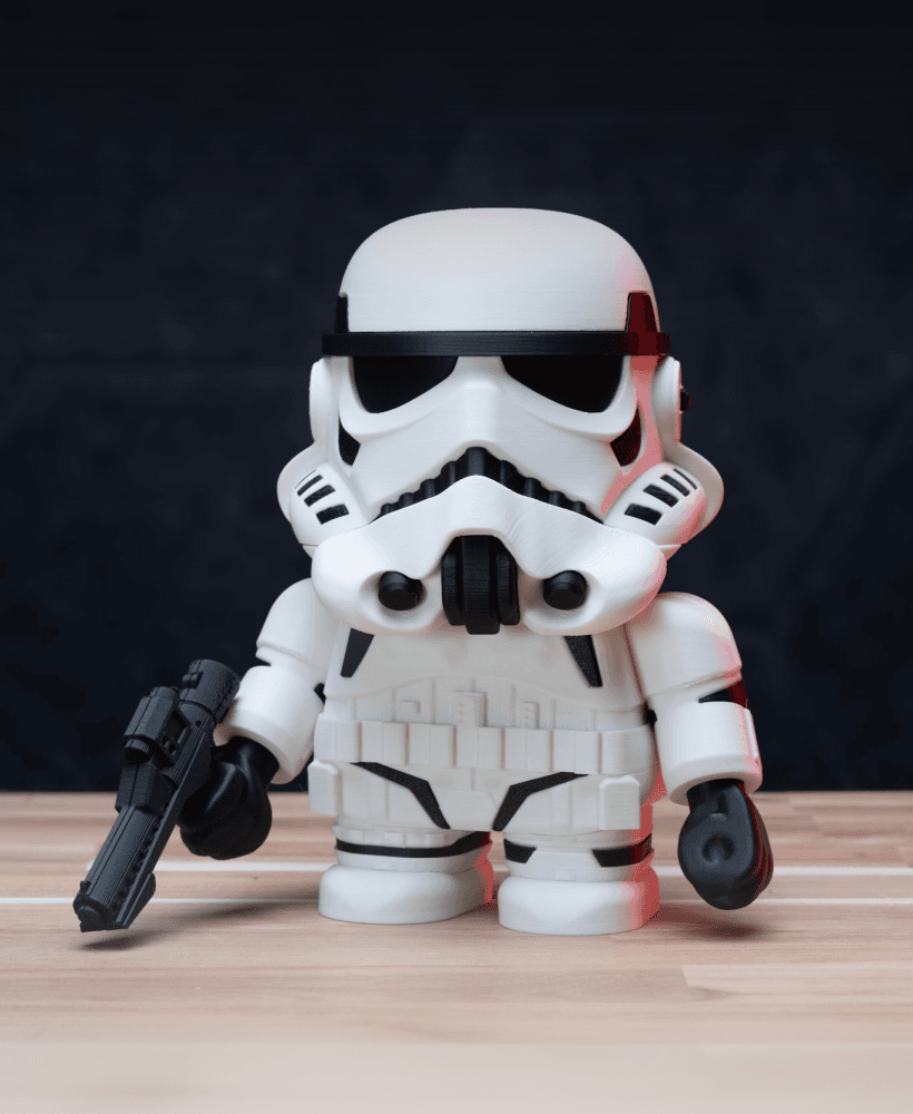 Stormchunker - FREE Star Wars Stormtrooper Kit | No Supports, No AMS, No Glue 3d model
