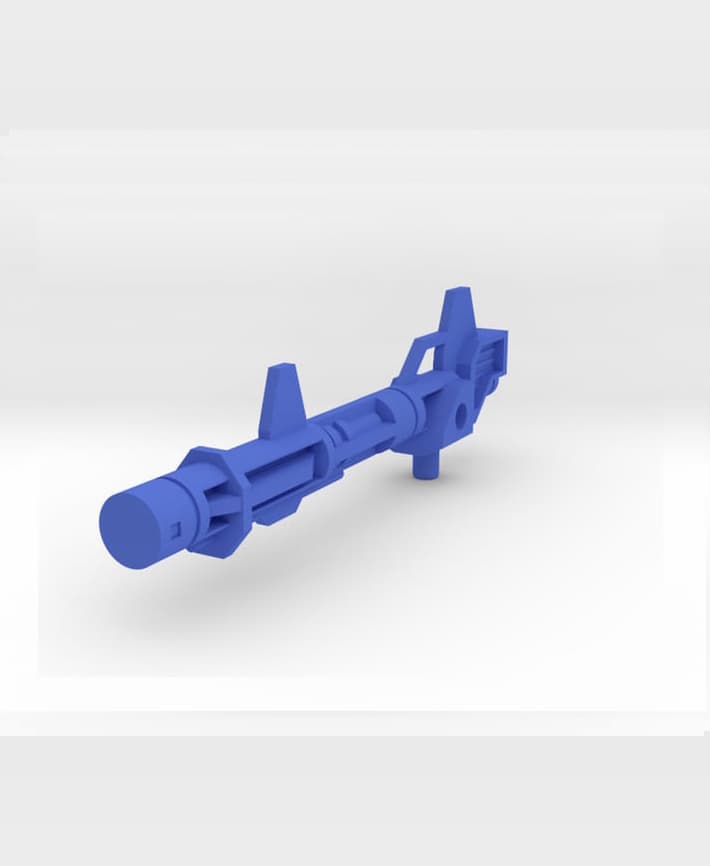 Metalhawk Jet Rifle Pretenders Transformers 3d model