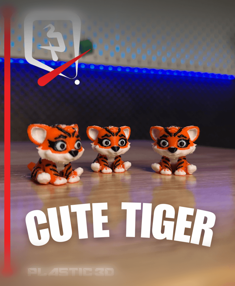 CUTE TIGER 3d model