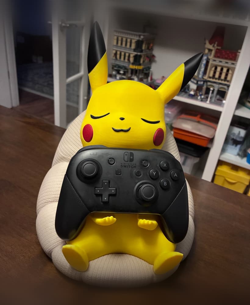 Pikachu Controller Stand - Xbox and PS5 Size 3d model