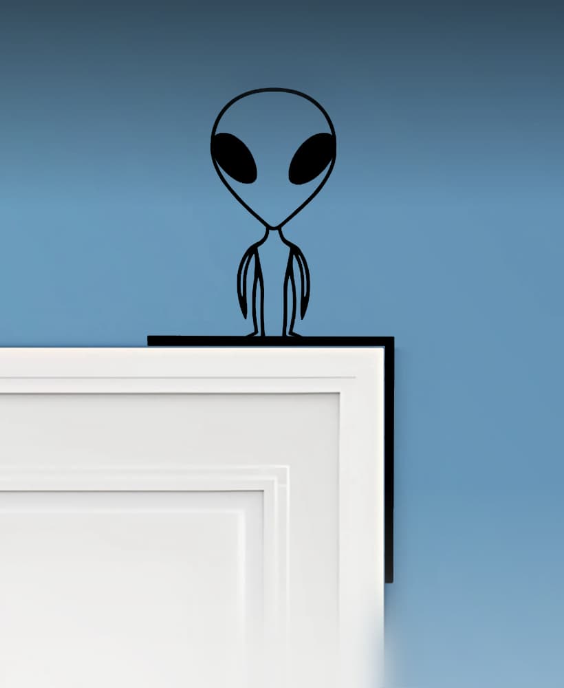 Alien Door Corner Decor 3d model