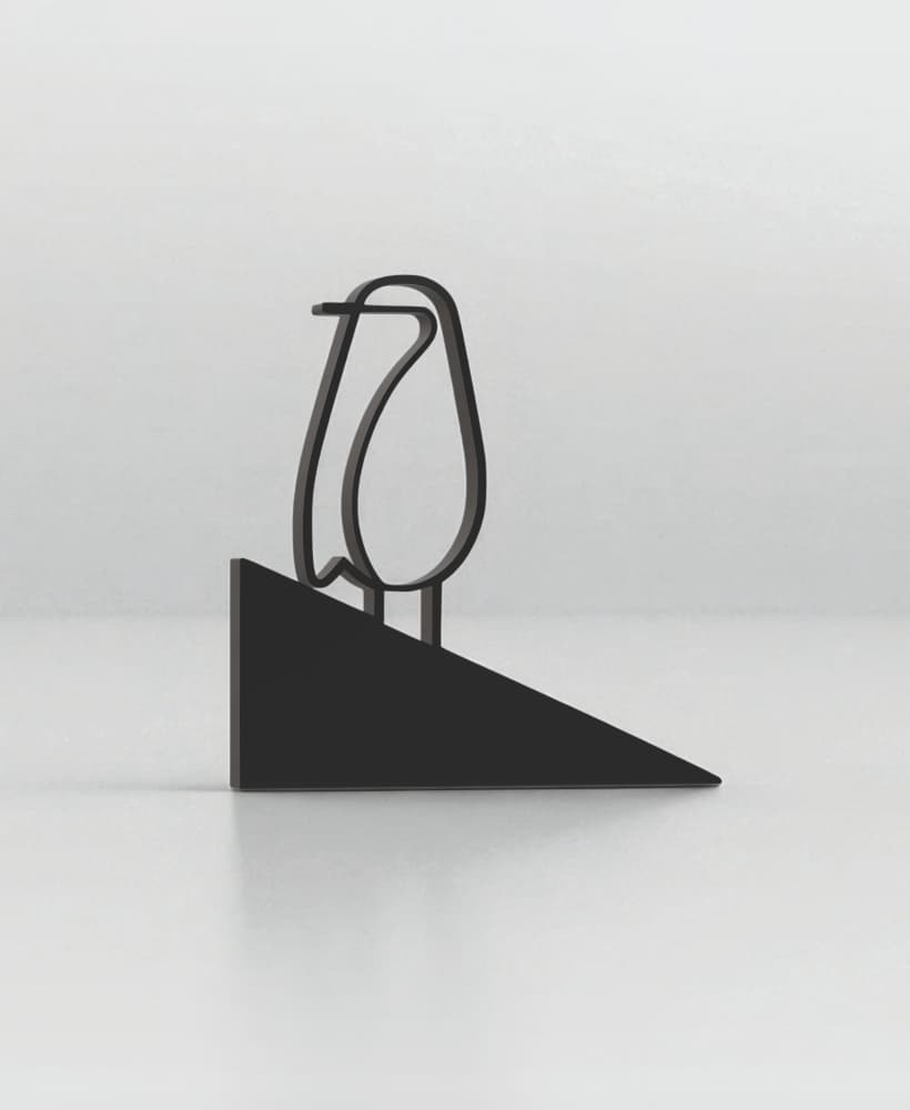 Door Stop, Bird Door Stopper, Door Back, 2 Different Models 3d model
