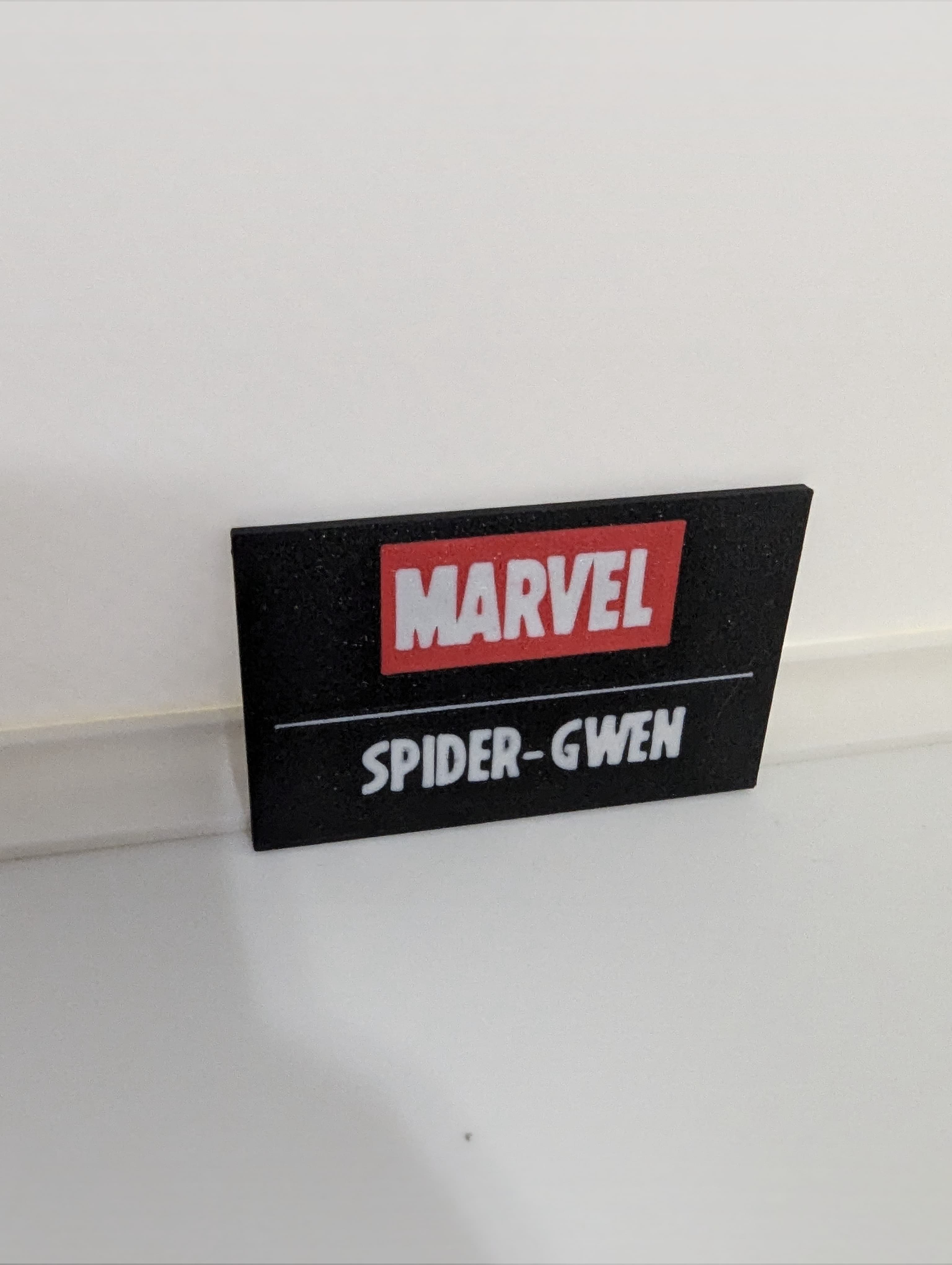 Spider Gwen Multicolor Nameplates 3d model