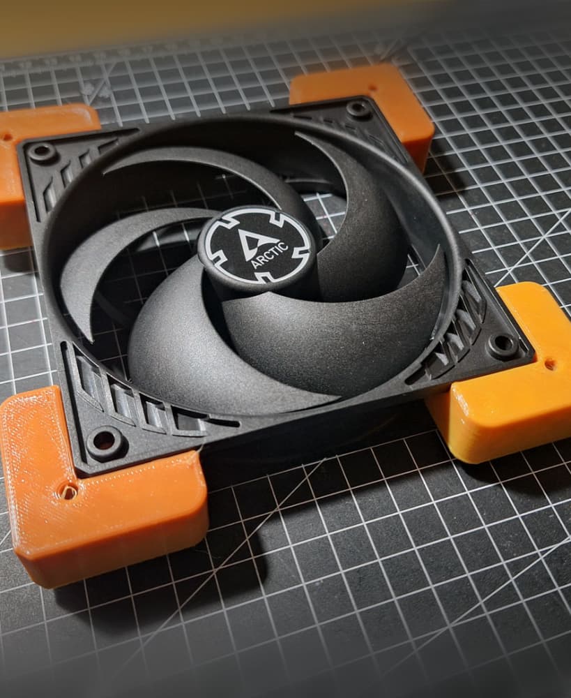 120mm to 150mm fan Adapter 3d model