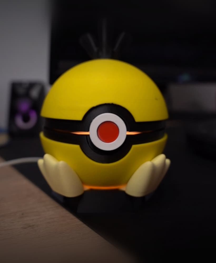 Psyduck Lamp - Multipart 3d model