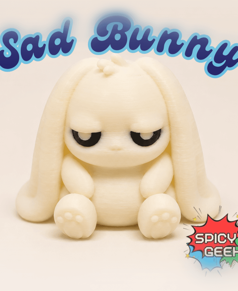 Sad Bunny 3d model