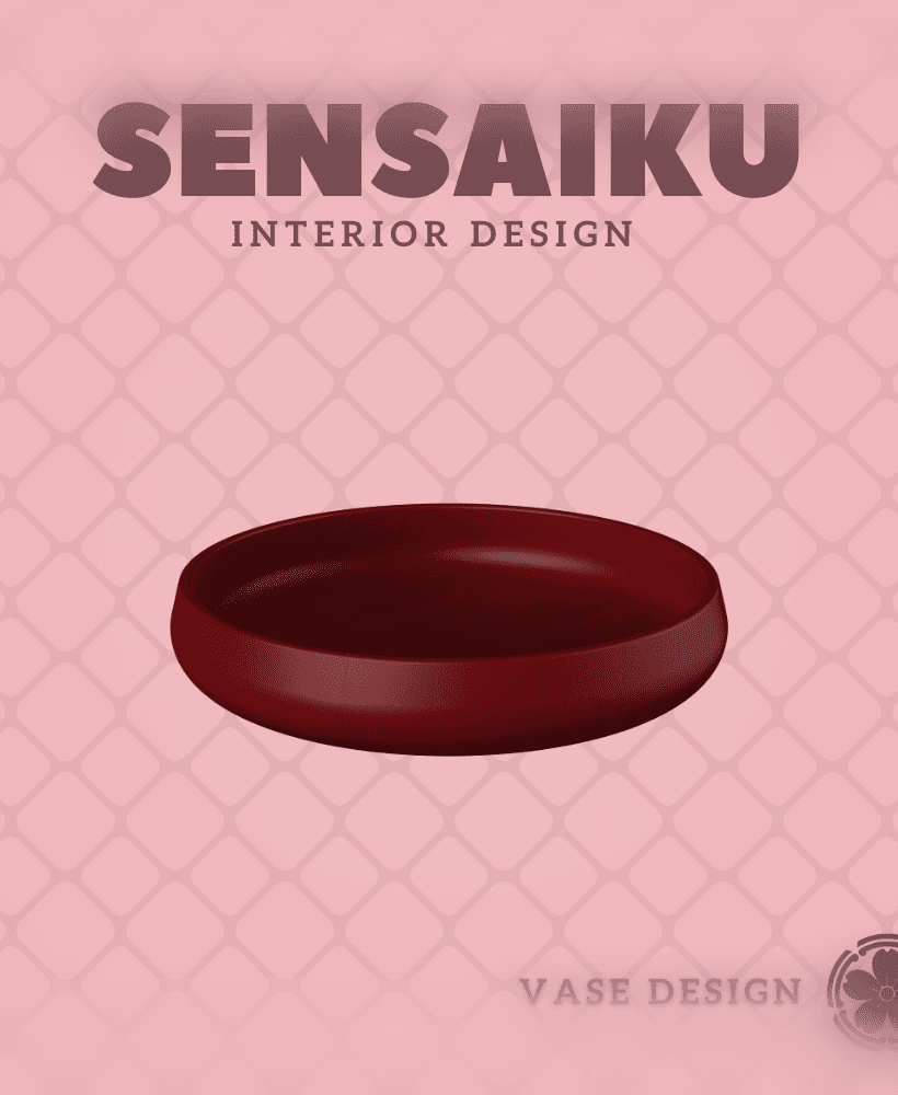 01 Circle V1 Custom Vase Design - Ikebana Home Decoration 3d model