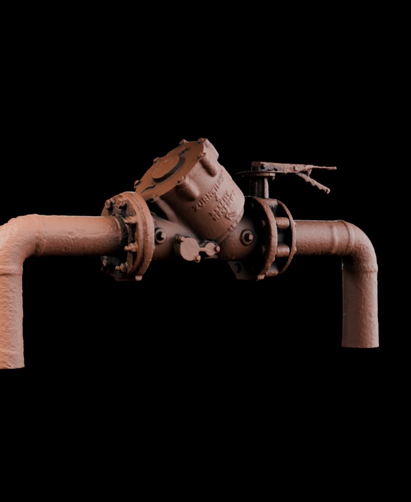 Industrial Single Valve | HO Scale Pipeline Infrastructure (Free Sample) 3d model