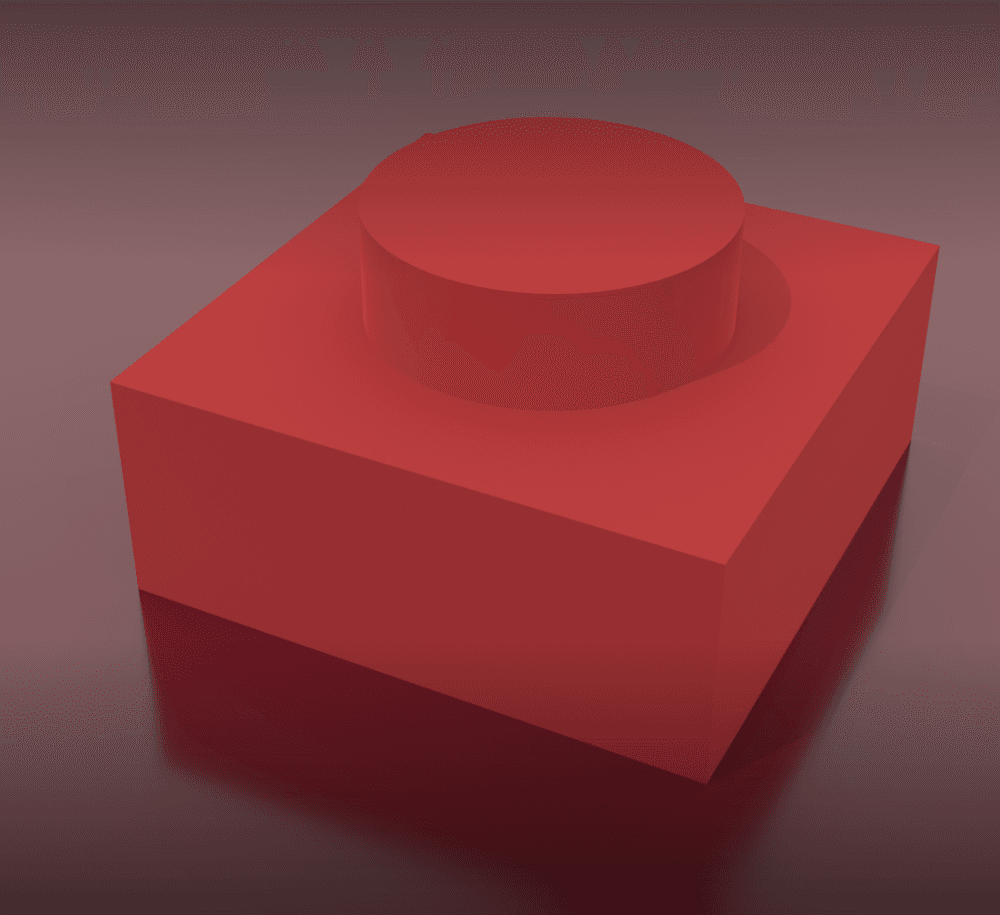 LEGO Plate 1X1.stl 3d model