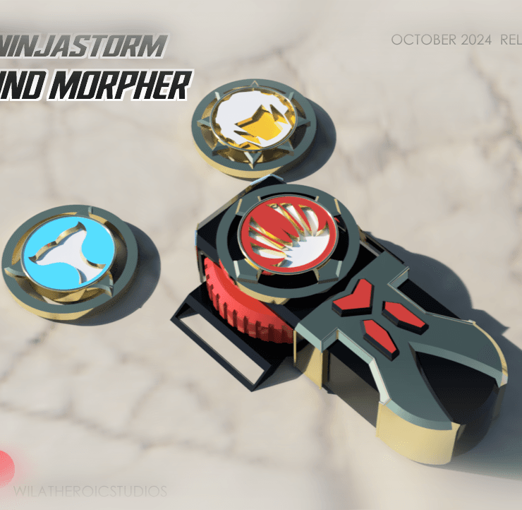 Wind Ranger Morpher Fidget Spinner 3d model