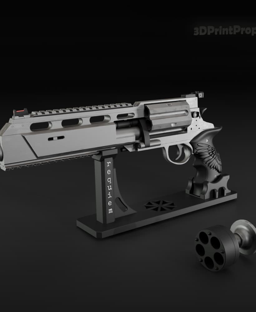 Resident Evil Requiem Revolver - 3D Model For 3D Printing 3d model
