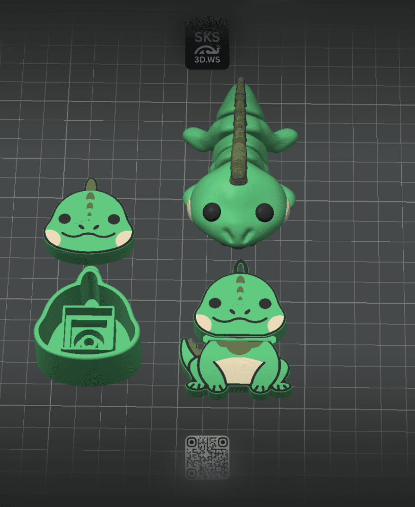 The Complete Iguana Fidget Pack 3d model