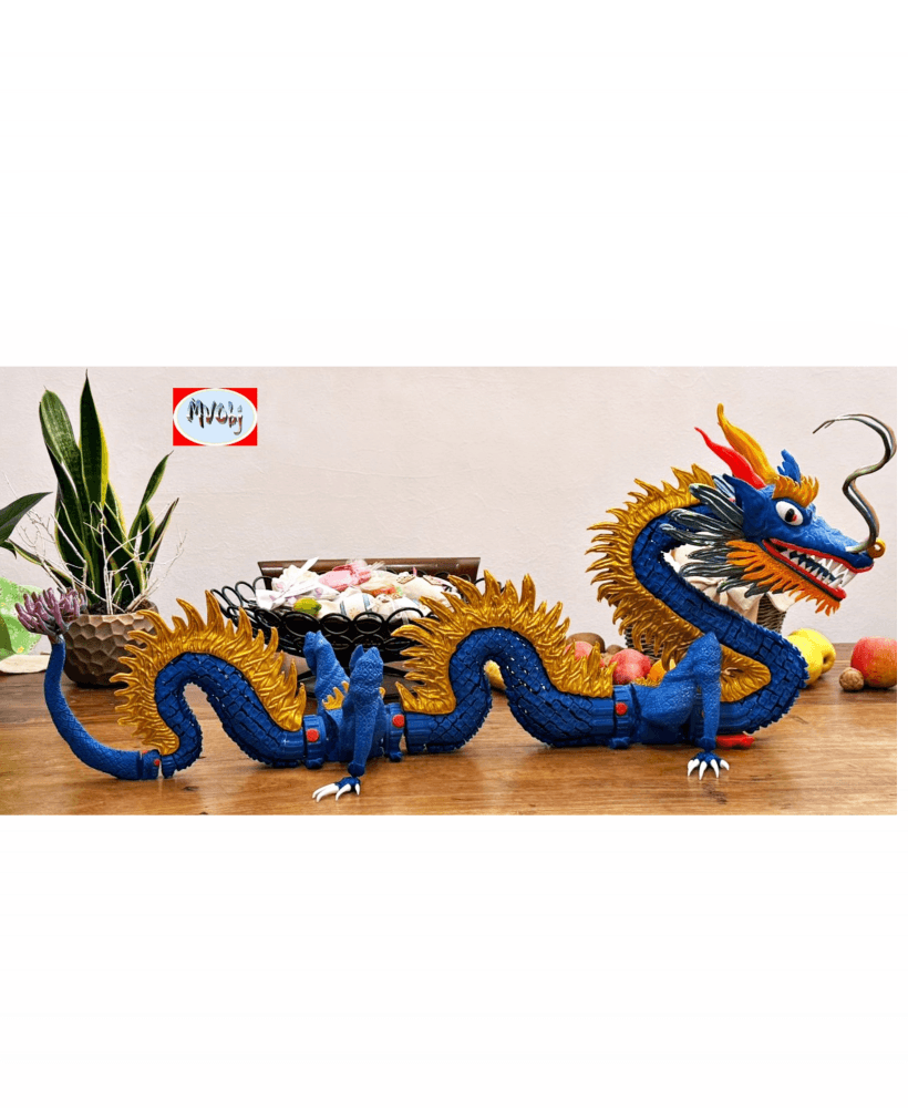 Tian Long 天龙 – Ultimate 970 Parts Articulated Dragon - Extreme 3D Printing Challenge 3d model