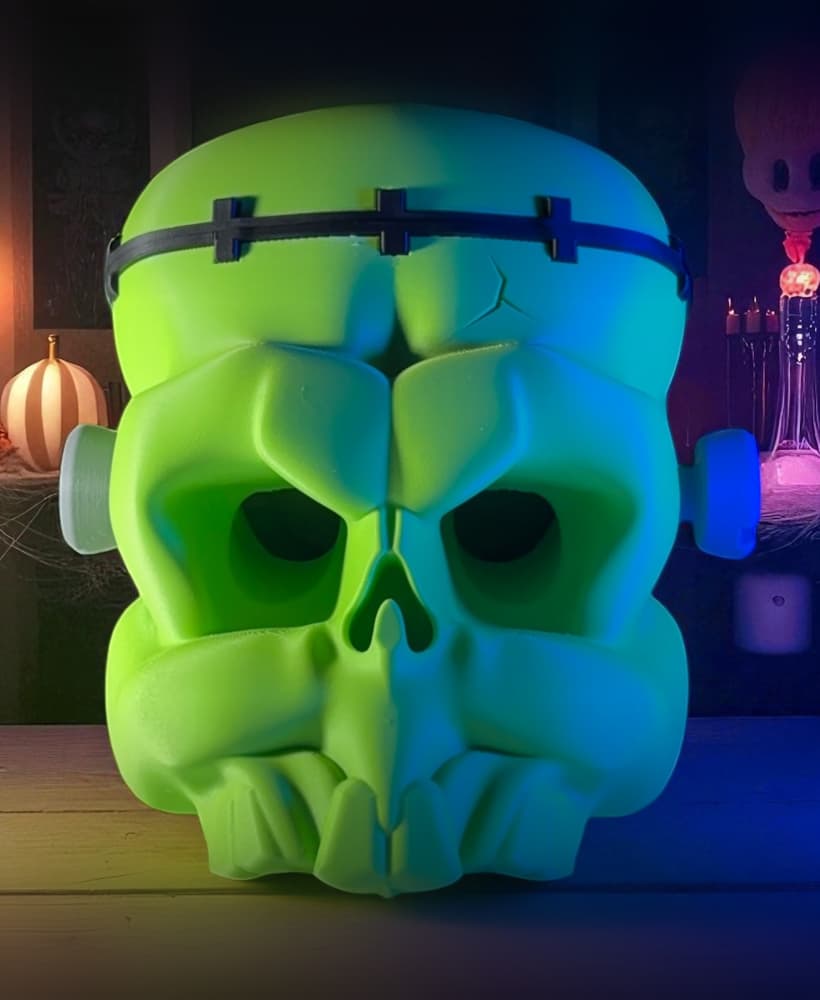Candy Skull - Inspired by Frankenstein Monster - Halloween Special 3d model