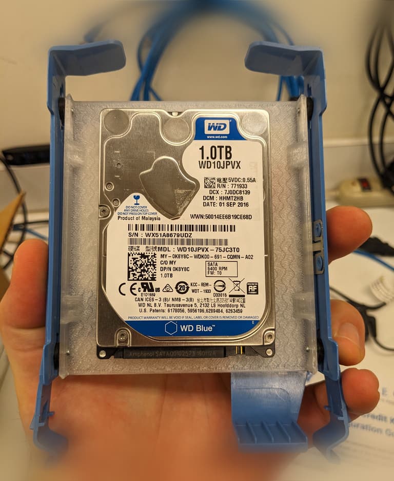 HDD to SSD Caddy 3d model