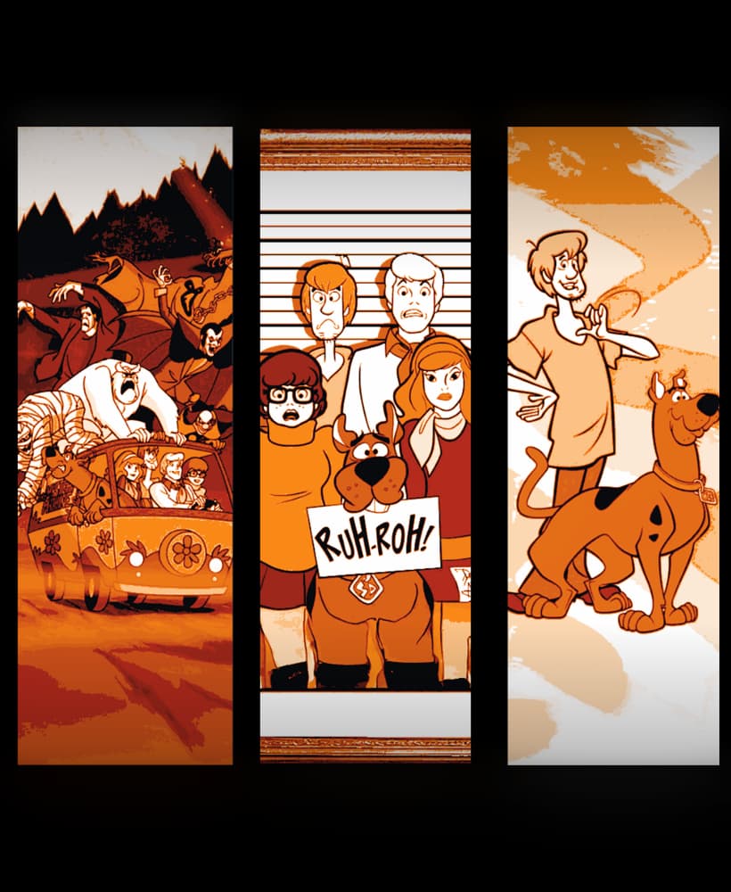 Scooby Doo Where are You?? Fanart Set of Bookmarks 3d model