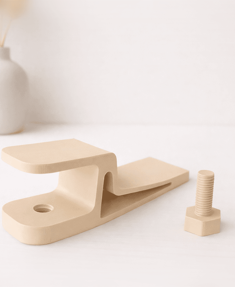 Desk Clamp Headphone Stand 3d model