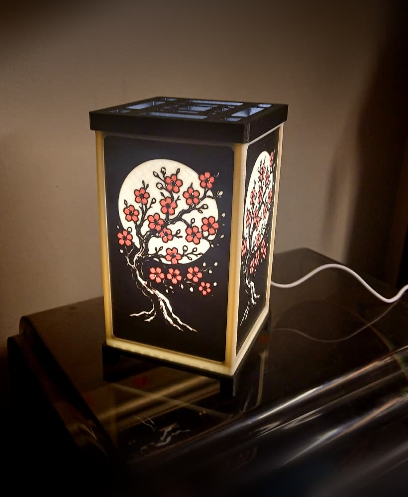 Hana‑Akari Lamp (花あかり) 3d model