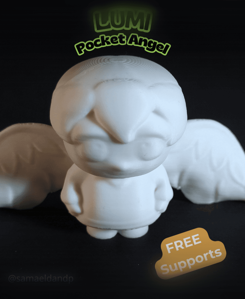 LUMI – Pocket Angel (No supports) +3MF 3d model