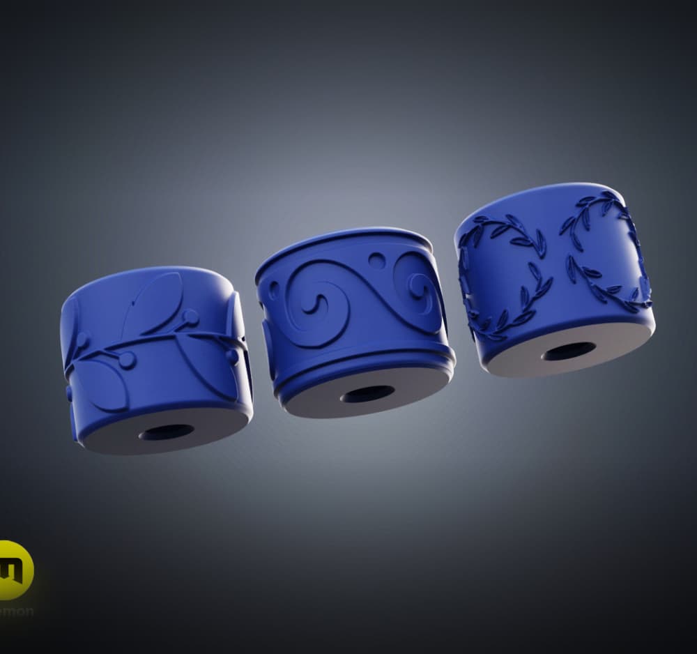 Texture Rollers – Greek Patterns Vol.2 (4–6) 3d model