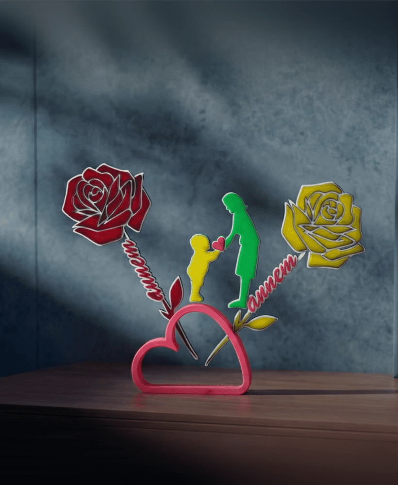 Mother's Day Rose-Anneler Günü Gül 3d model