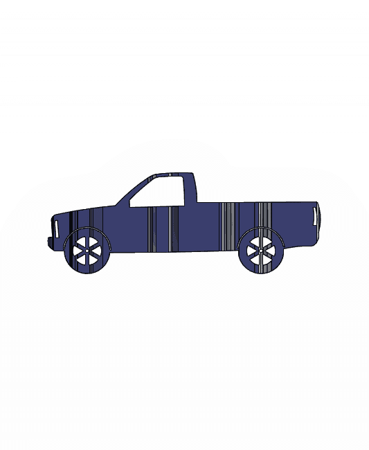 Cheyenne 3D Car Flip Art Desk Display 3d model