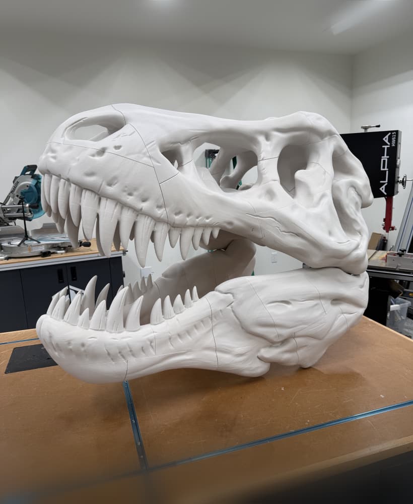 Full Size T-Rex Skull - Bambulab 3MF Files 3d model