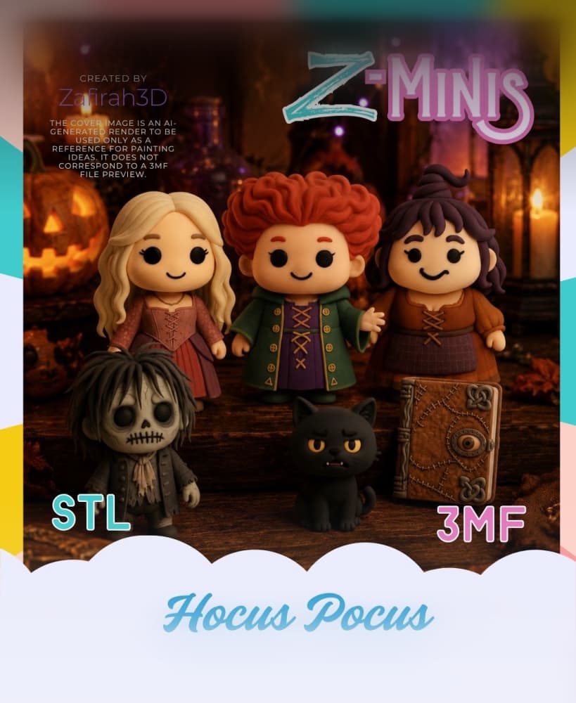 HOCUS POCUS Z-MINIS 3d model
