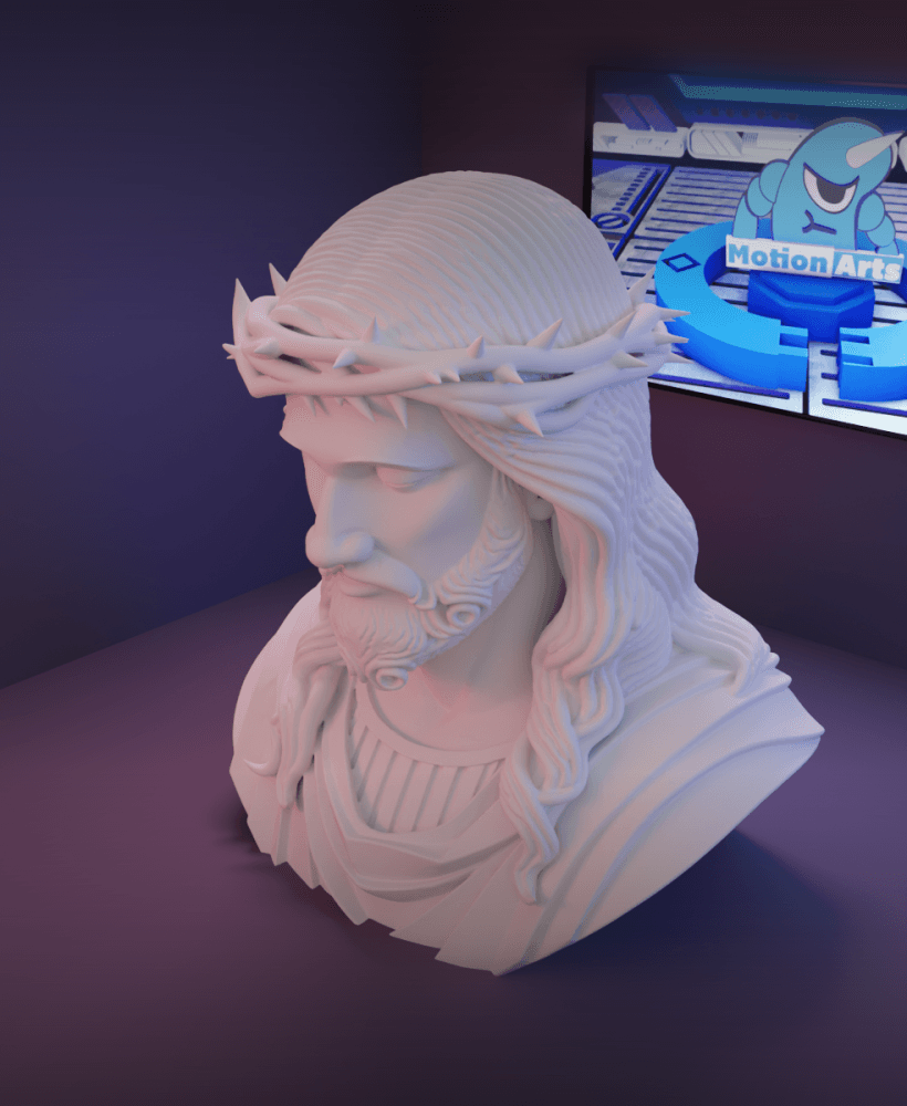 Busto Jesus.stl 3d model