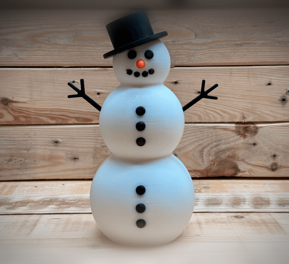 Light Up Snowman 3d model