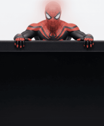 Spider-Man Monitor Hugger – Dynamic Desk Companion 3d model