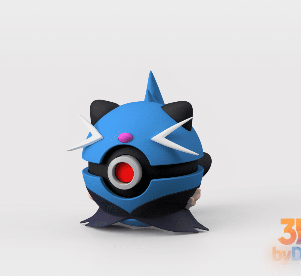 Dewott Pokeball 3d model