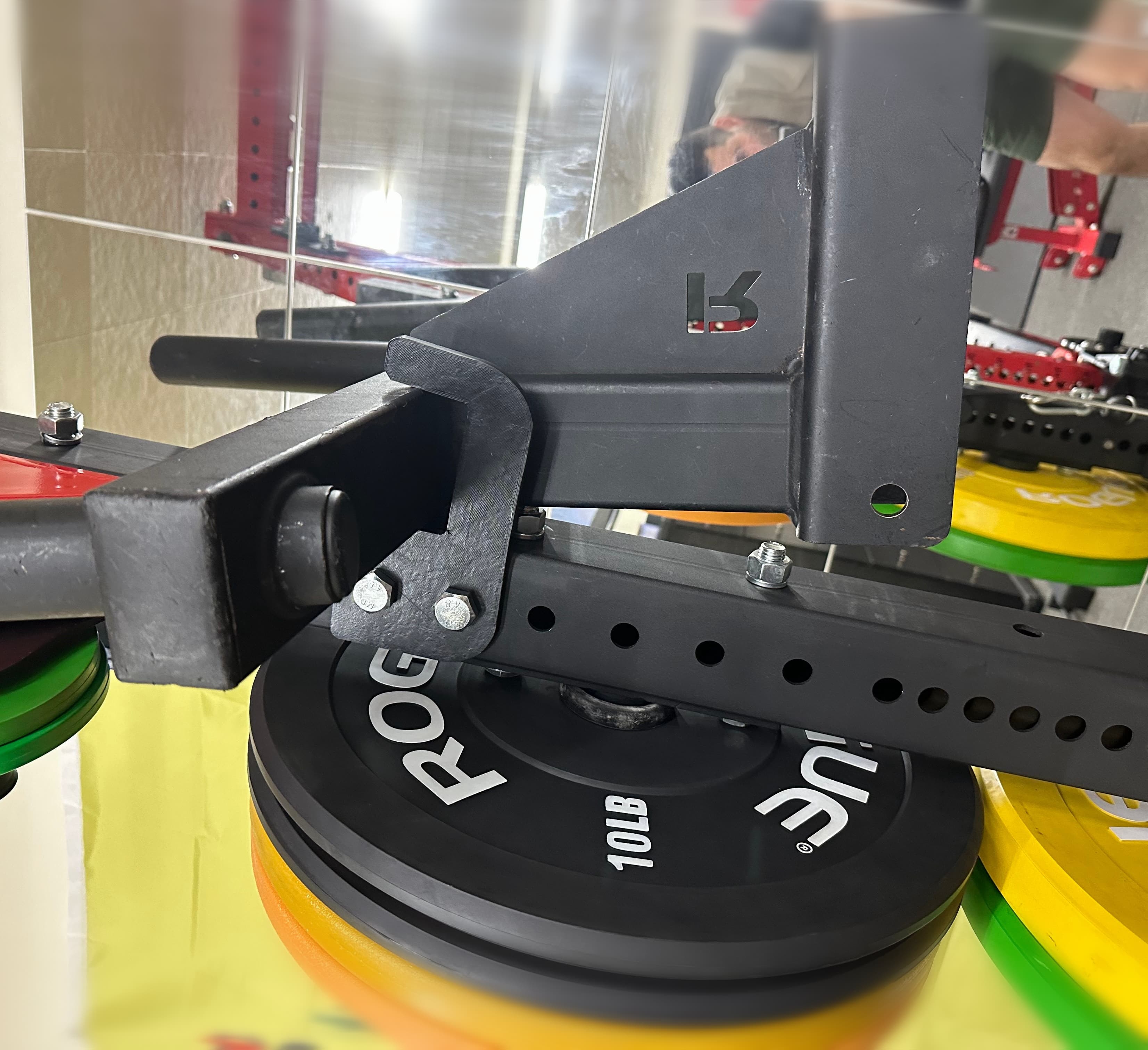 Rogue Fitness Matador dipstation mount home gym 3d model