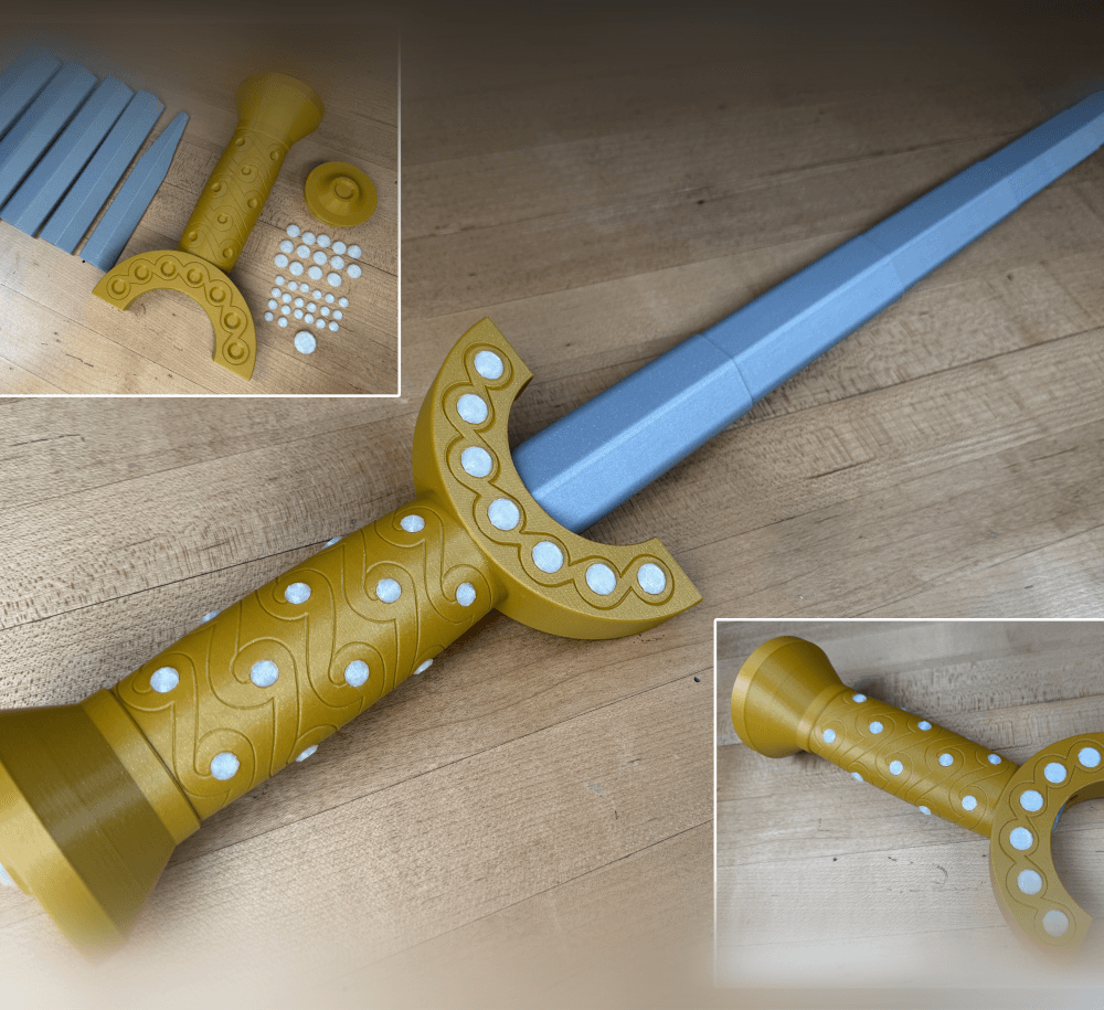 Collapsing Sword of Divine Temper 3d model
