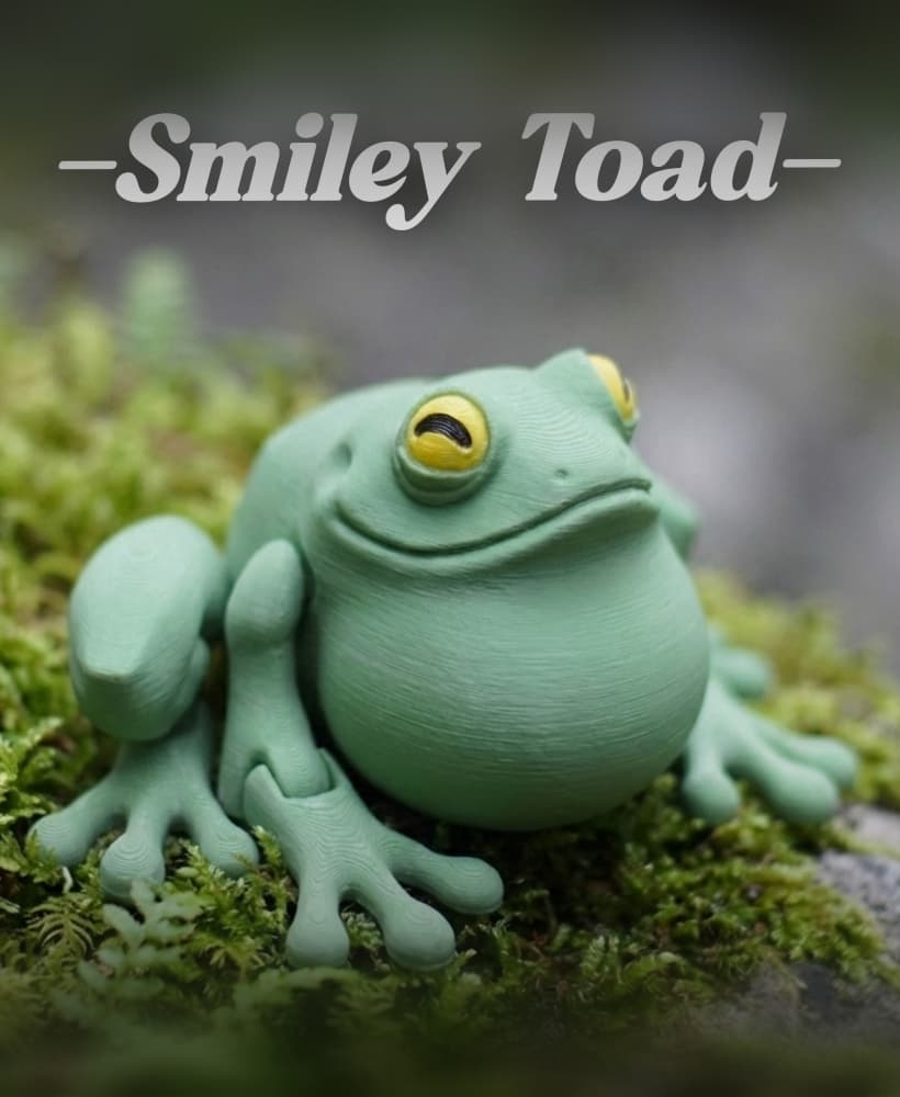Smiley Toad 3d model