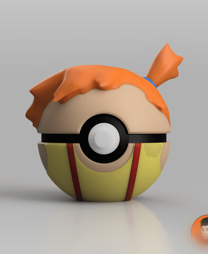 Pokemon - Misty Pokeball 3d model