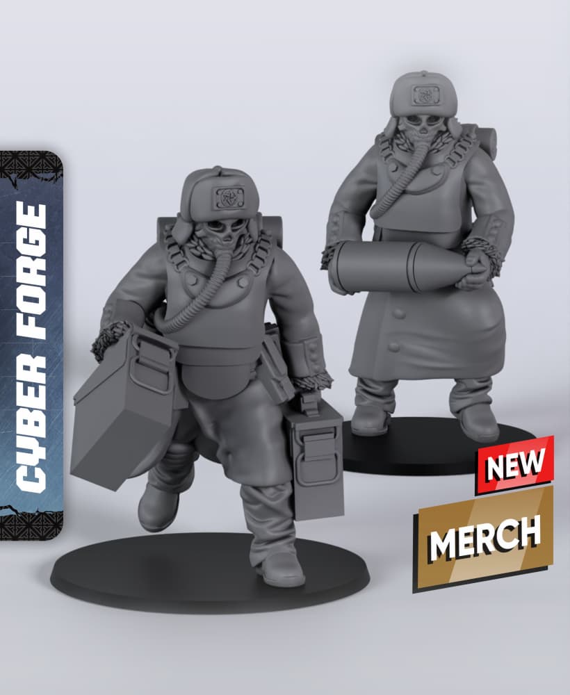 Titan Cry Civilians - With Free Cyberpunk Warhammer - 40k Sci-Fi Gift Ideas for RPG and Wargamers 3d model
