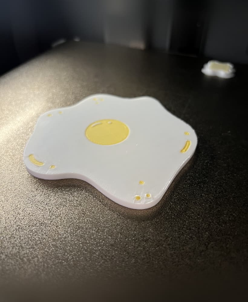 4 Egg coasters 3d model