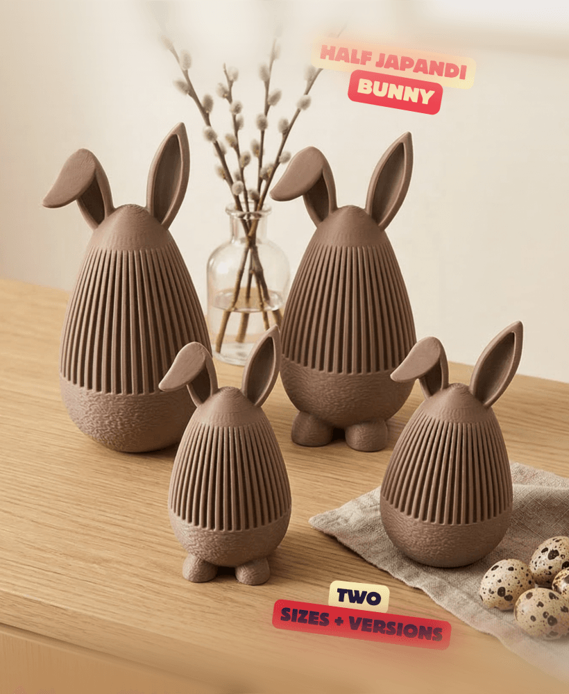 HALF JAPANDI BUNNY - NORMAL VERSION / MODERN EASTER DECOR / BUNNY DECOR / HOMEDECOR / DECOR 3d model
