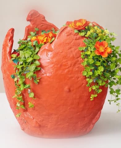 UNIQUE SCULPTURAL ORGANIC PLANTER 3d model