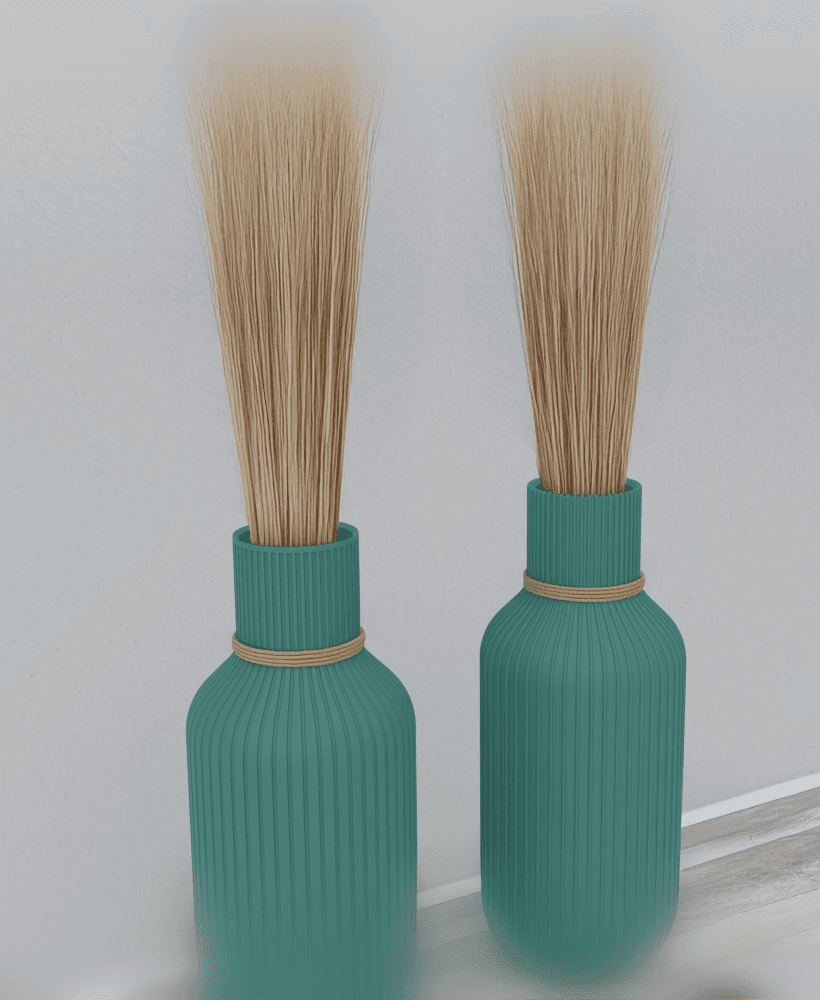 Vertical Patterned Vase 3d model