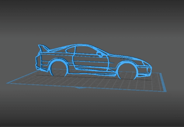 Toyota - GR86 Wall Art 3d model