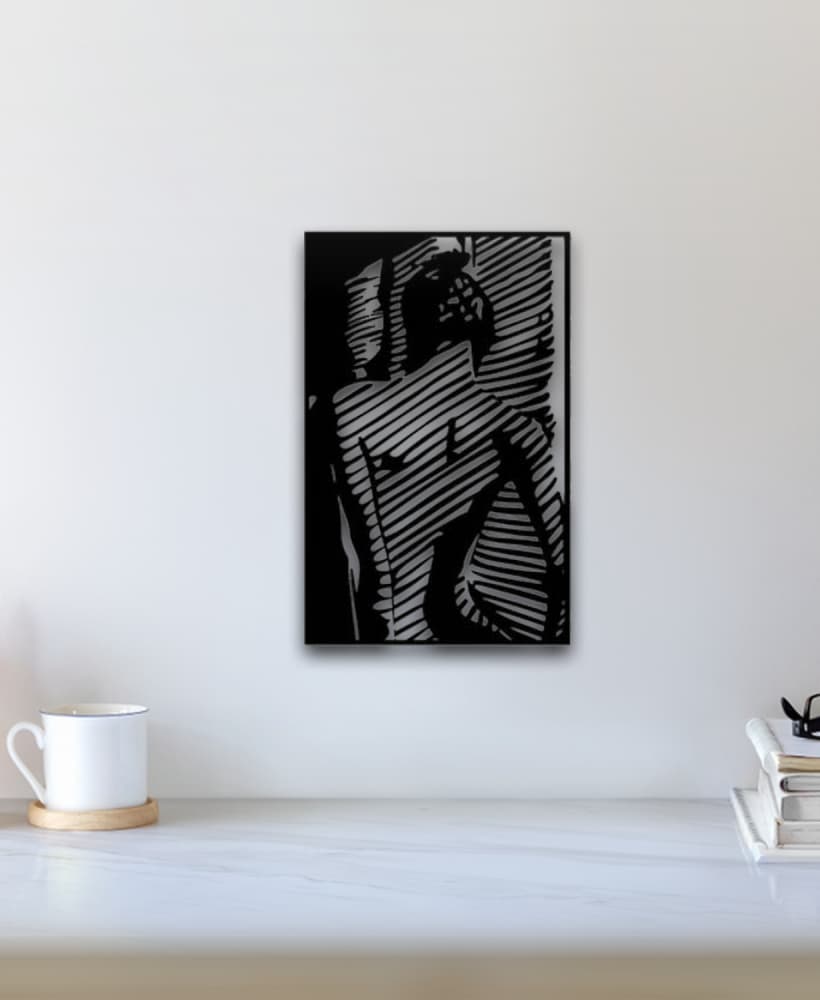 Shadow Sun Wall Art 3d model