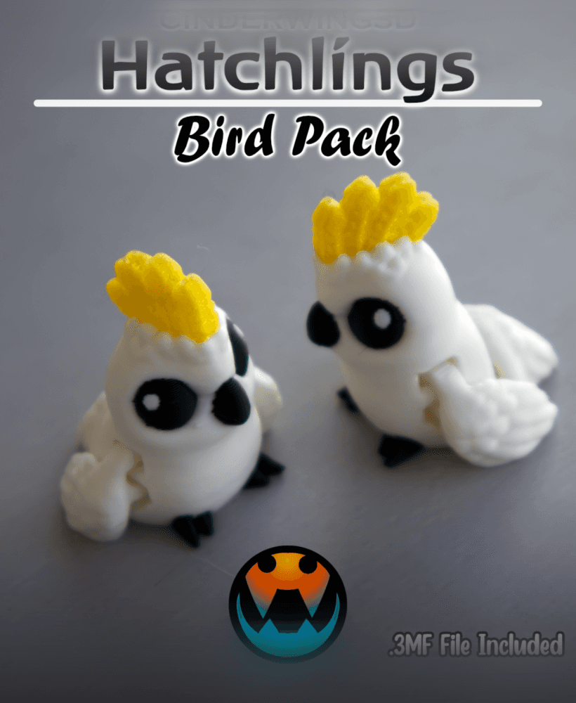 Cockatoo - Hatchling 3d model
