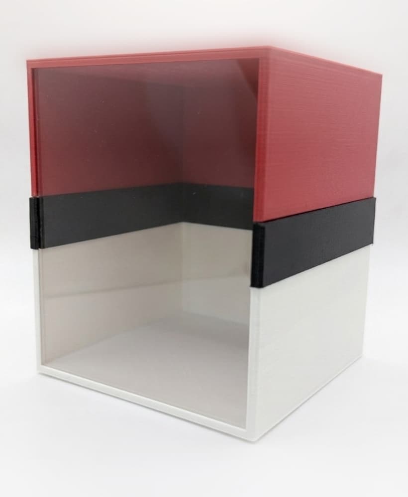 PokeBox — Display Case for Your Printed Figures 3d model