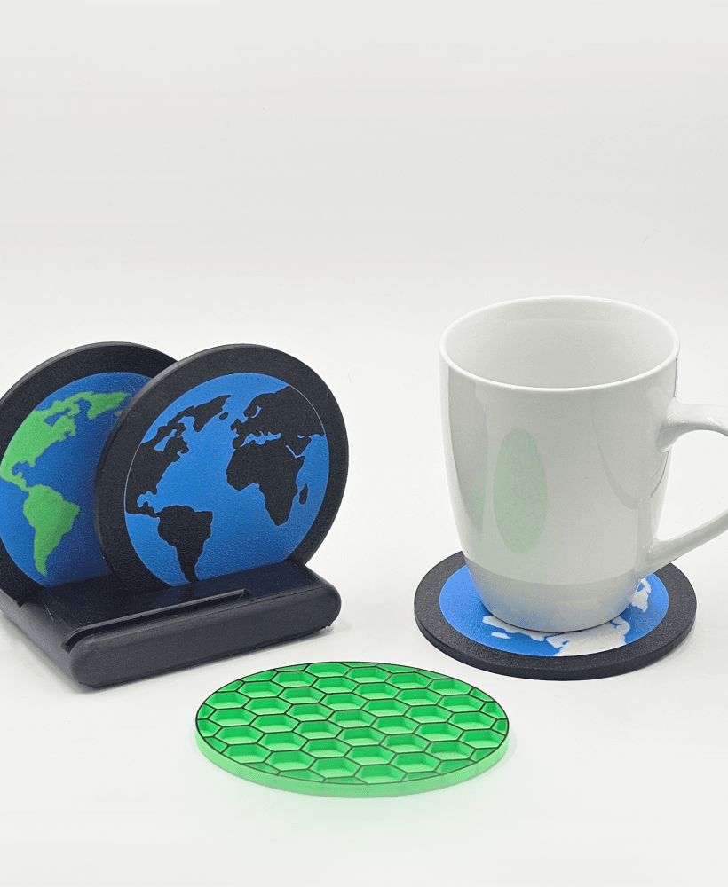 Coaster - Earth 3d model